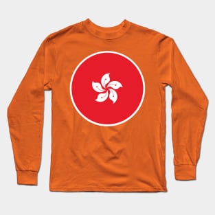 Hong Kong Flag Pin - Show Your Pride in the Pearl of the Orient Long Sleeve T-Shirt